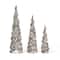 Glitzhome® Lighted Christmas Cone Tree Outdoor Décor Set